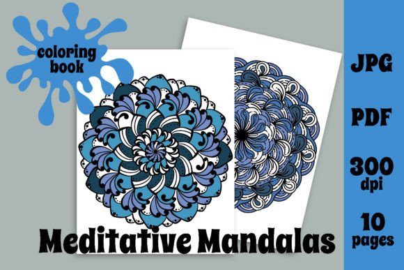 Download Meditative Mandalas Coloring Book - Coloring book Collection
