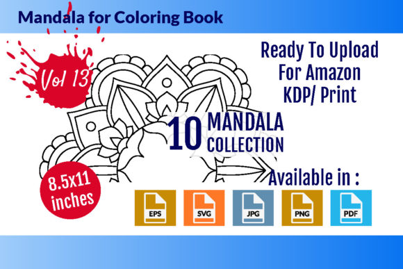 Download Mandalas for Coloring Book Vol - 13 - Coloring book Collection