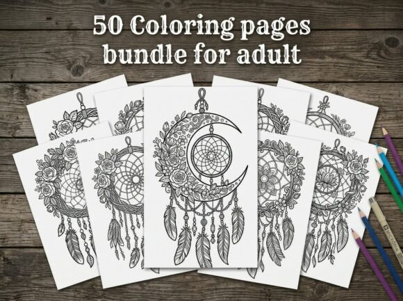 Download 50 Boho Dreamcatcher Coloring Pages - Boho dreamcatcher Collection