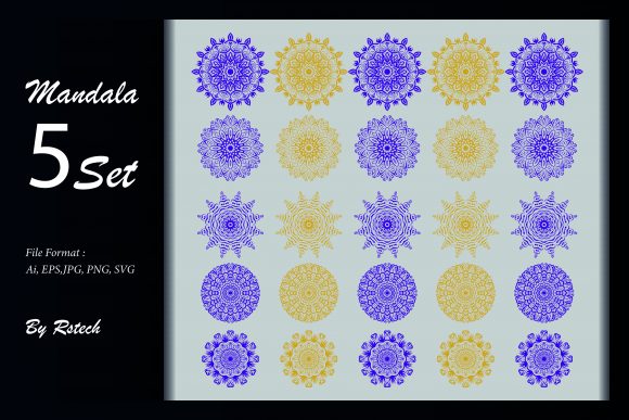 Download Mandala Ornamental Background Set - Premium Resources