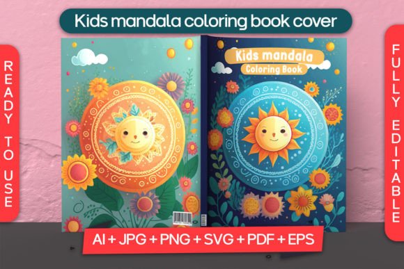 Download Kids Mandala Coloring Book Cover - Coloring book Collection