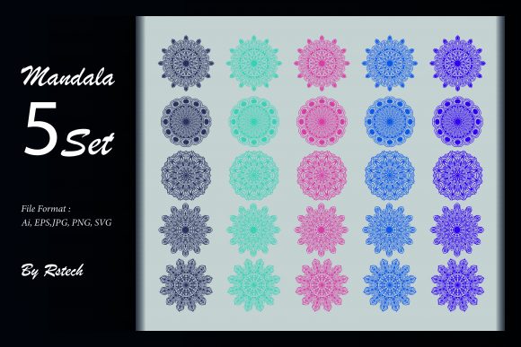 Download Mandala Ornamental Background Set - Premium Resources