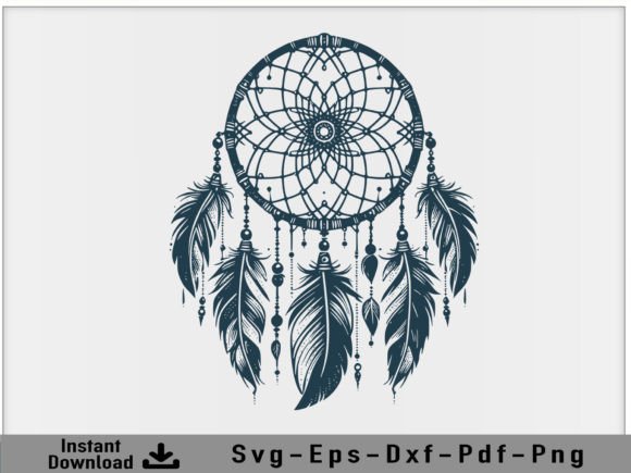 Download Dreamcatcher SVG Vector Silhouette File - Dreamcatcher svg Collection