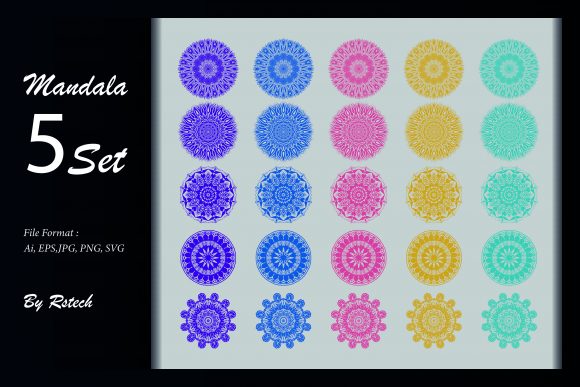 Download Mandala Ornamental Background Set - Premium Resources