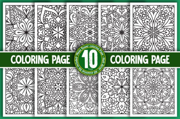 Download Flower Mandala Coloring Book Bundle - Coloring book Collection