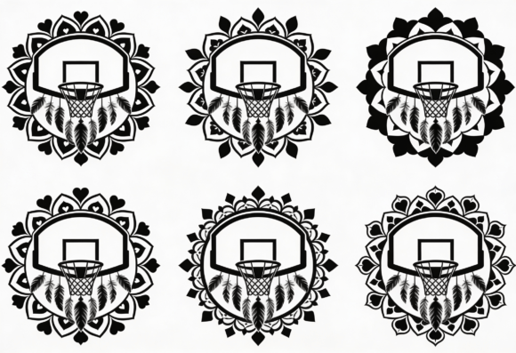 Download Basketball Mandala Dreamcatcher SVG - Dreamcatcher svg Collection