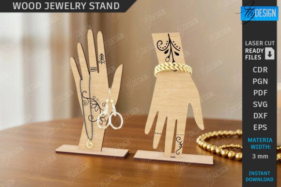 Download Jewelry Stand Laser Cut | Jewelry Holder - Jewelry Collection
