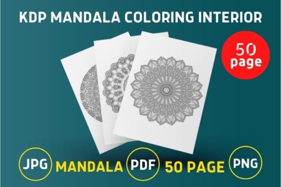 Download Mandala Coloring Book Interior KDP - Coloring book Collection