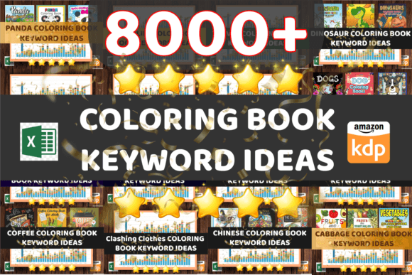 Download 8000+ KDP COLORING BOOK KEYWORD IDEAS - Coloring book Collection