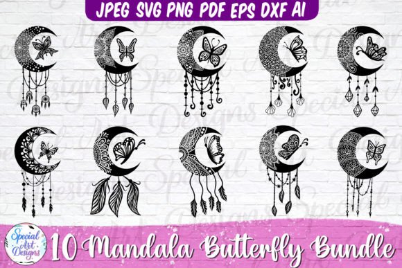 Download Mandala Butterfly Dreamcatcher Svg - Dreamcatcher svg Collection