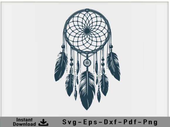 Download Dreamcatcher SVG Vector Silhouette File - Dreamcatcher svg Collection